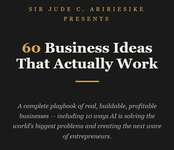 60 Business Ideas That Actually Work